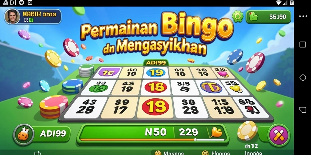 Tampilan gameplay seru dari ADI99 yang menggugah semangat bermain Bingo.