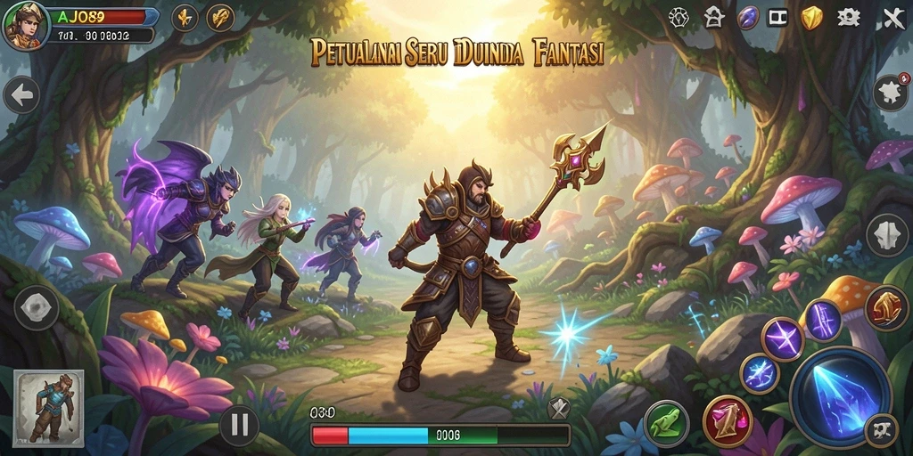 Tampilan menarik AJO89 dengan gameplay yang mendalam.