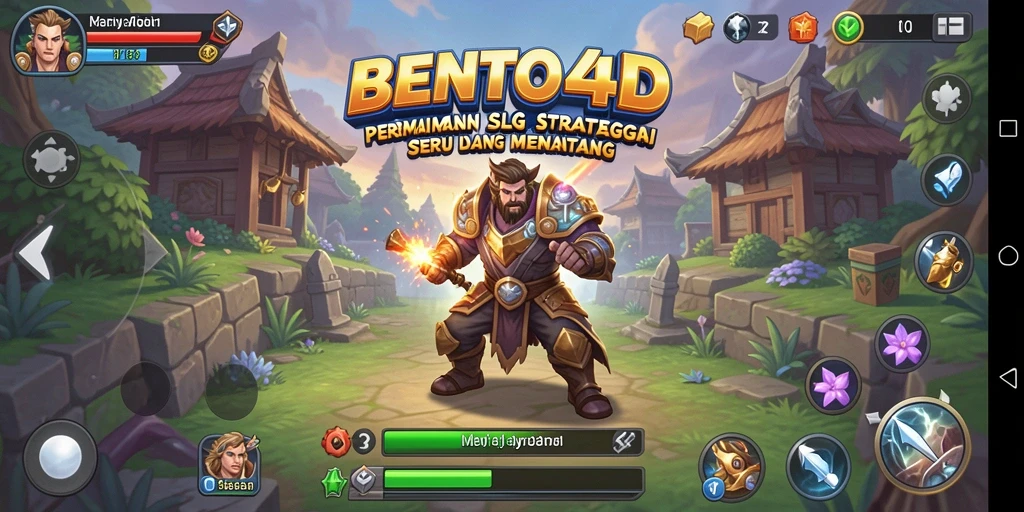 Tampilan gameplay BENTO4D yang mendebarkan dengan elemen strategi yang kuat.
