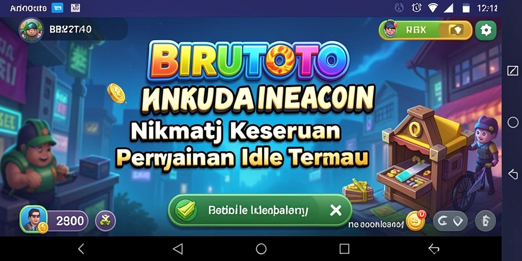 Tampilan grafis mengesankan dari gameplay BIRUTOTO.