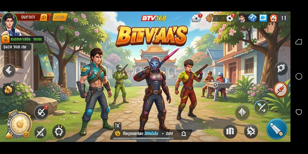 Tangkapan layar dari gameplay BTV168 yang menunjukkan dunia simulasi yang kaya dan interaktif.
