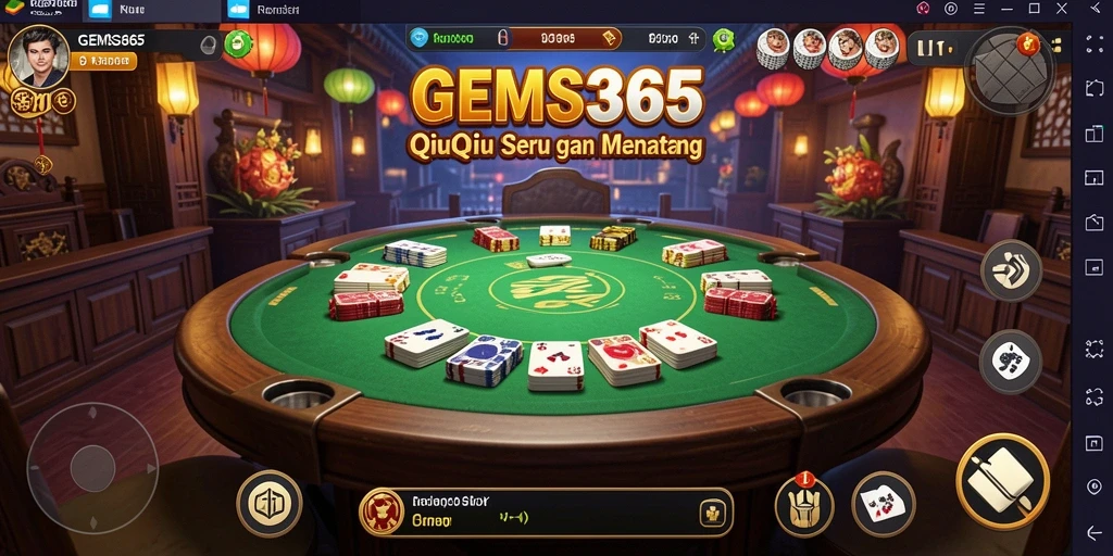 Tampilan gameplay menarik dalam GEMS365 yang penuh strategi.