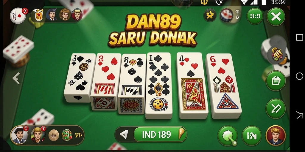 Tangkapan layar gameplay domino yang seru dan dinamis.