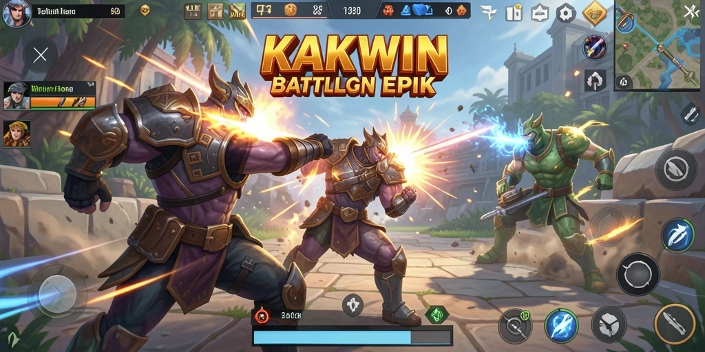 Gameplay menarik dari KAKWIN dalam aksi pertarungan Battle Royale.