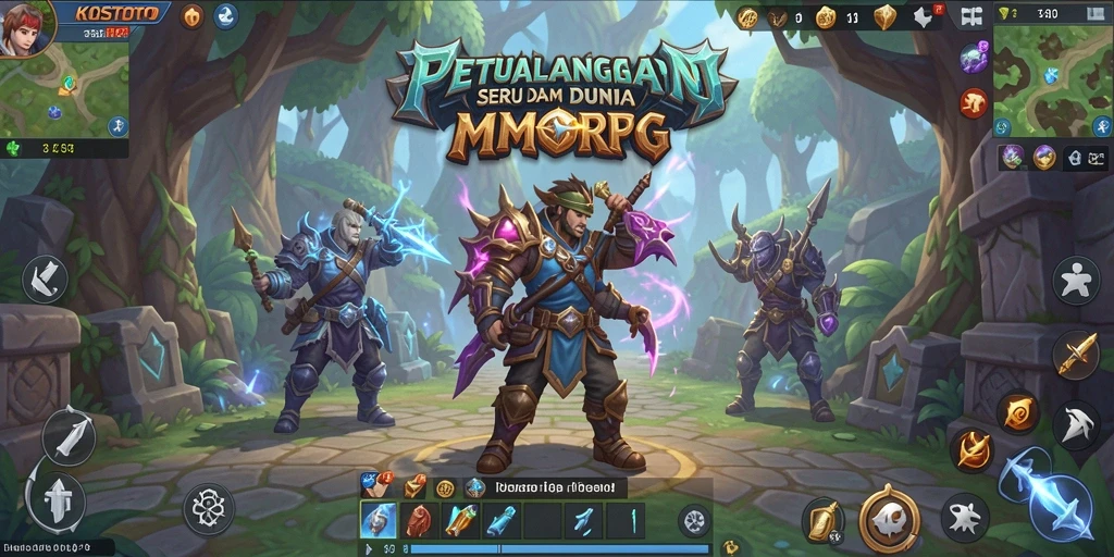 Tampilan gameplay KOSTOTO yang mendebarkan dalam petualangan MMORPG.