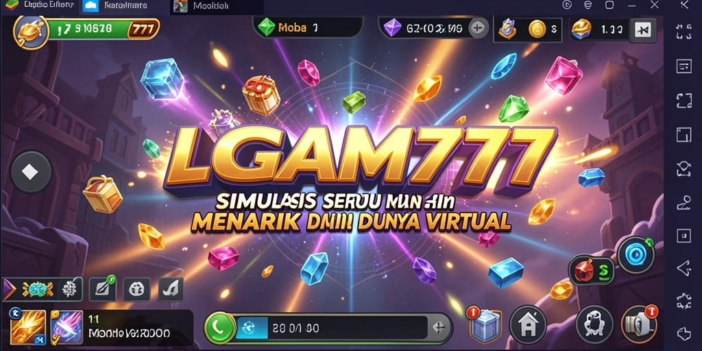 Tampilan gameplay yang menarik dan interaktif dari LOGAM777