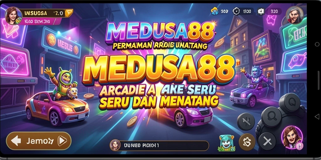 Tampilan gameplay seru MEDUSA88 yang penuh warna dan tantangan.