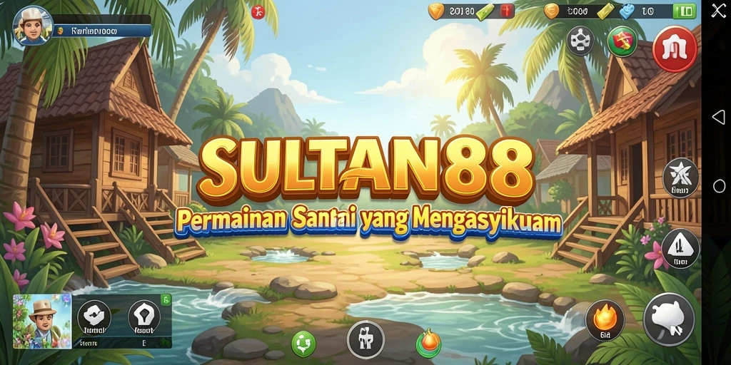 Screenshot gameplay SULTAN88 yang penuh warna dan menghibur.
